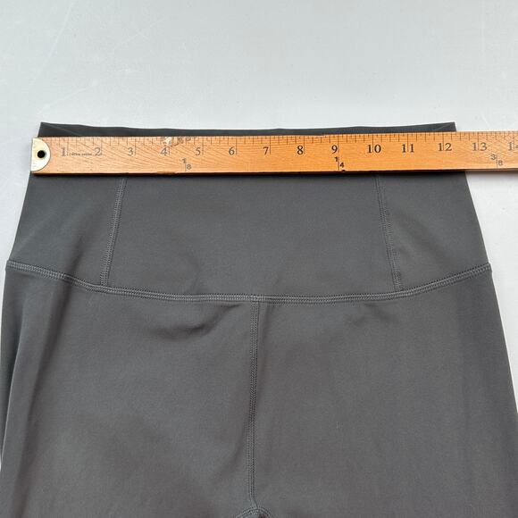 Free People Movement Leggings Womens Medium Gray High Rise Cropped Stretch Gym - Picture 8 of 12